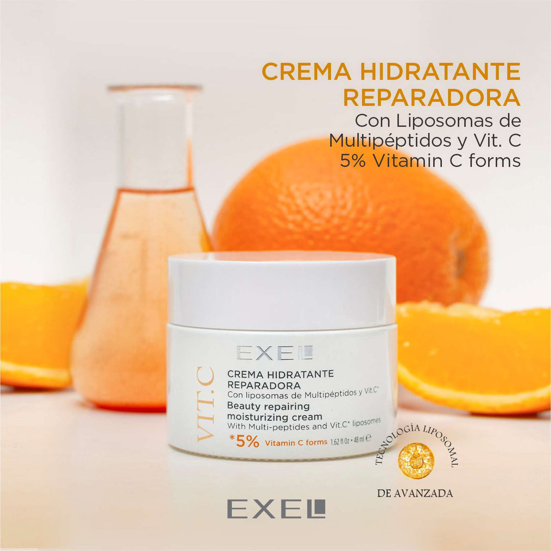 REPAIRING MOISTURIZING CREAM with Multipeptide and Vitamin C Liposomes