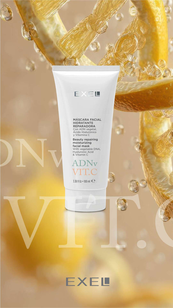 HYDRATING &amp; REPAIRING FACE MASK with plant DNA, Hyaluronic Acid, and Vitamin C